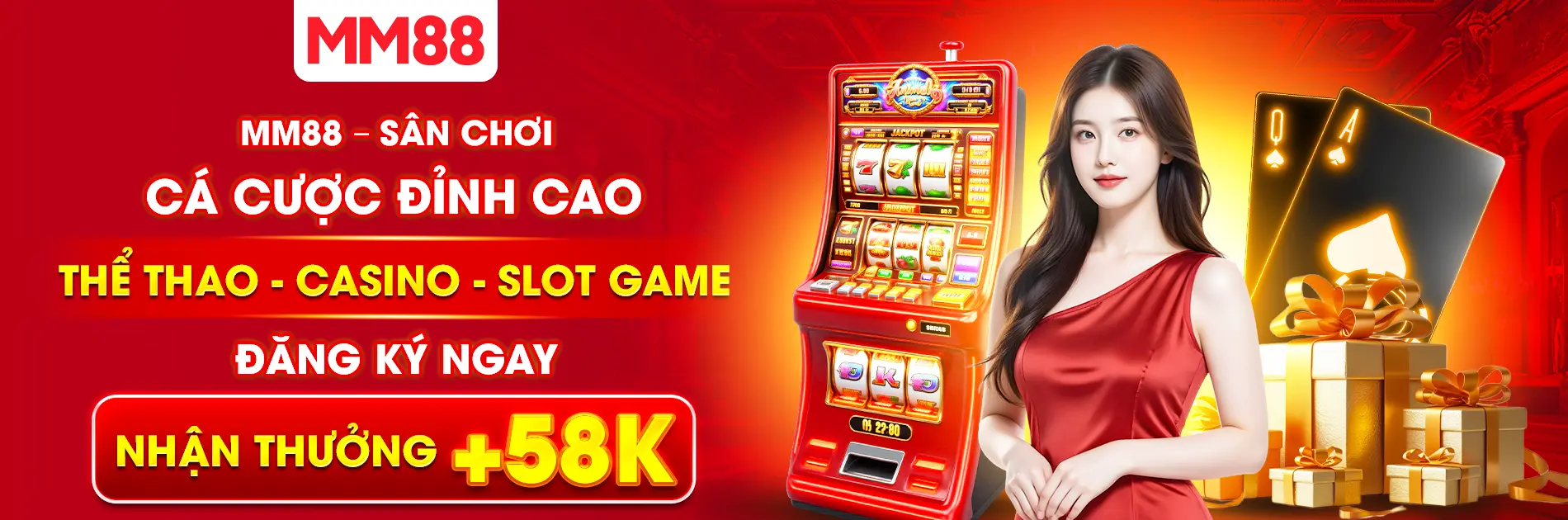 Banner giới thiệu cổng thông tin Mm88